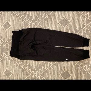Black dance studio joggers